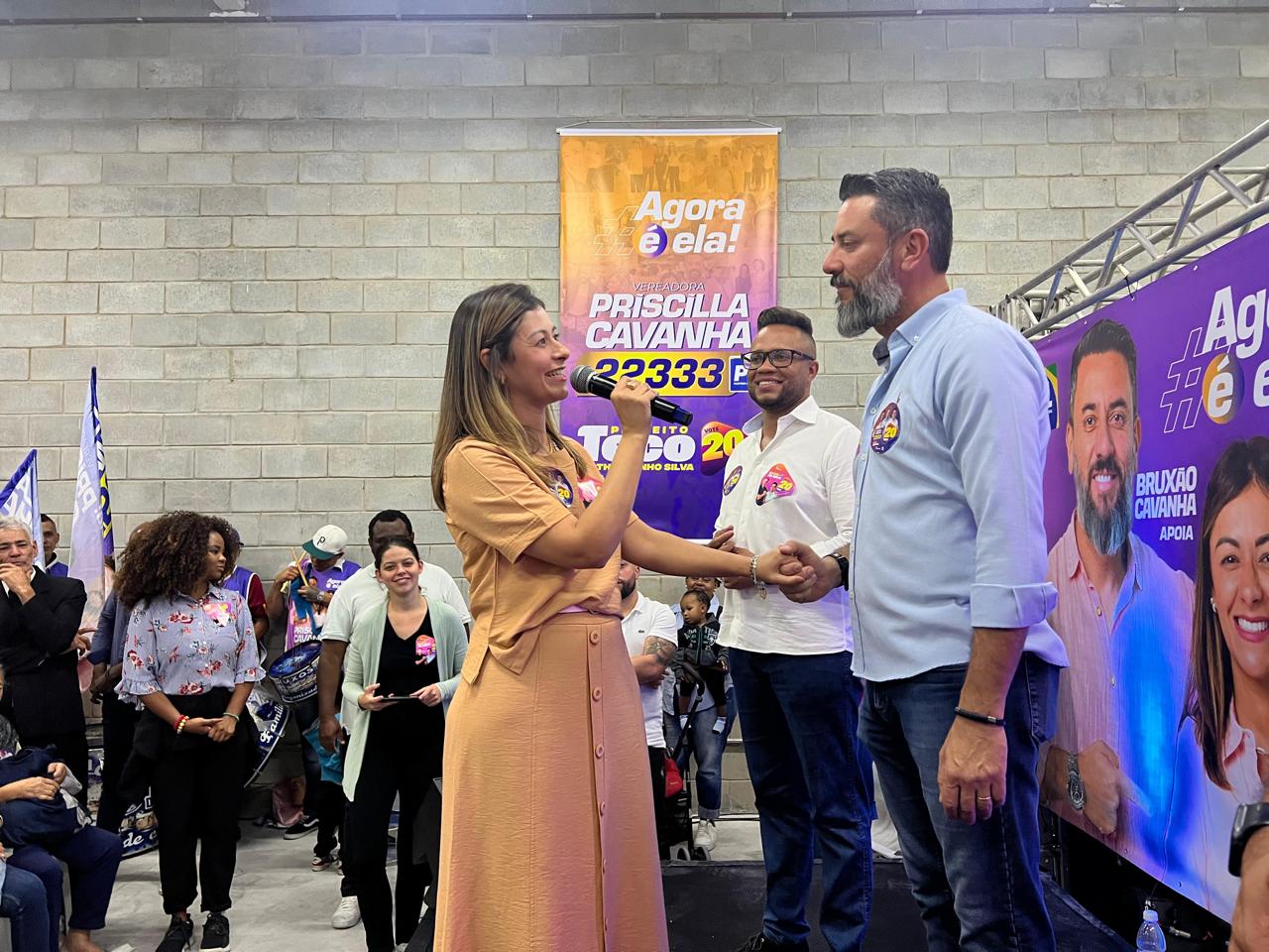 Priscilla Cavanha realiza lançamento de Campanha 