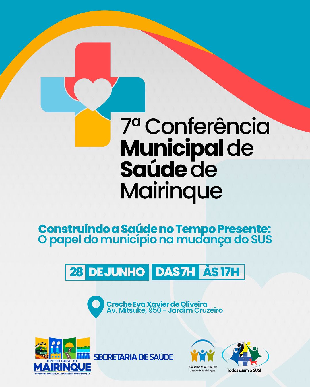 Mairinque realiza a 7ª Conferência Municipal de Saúde com foco na participação popular e fortalecimento do SUS
