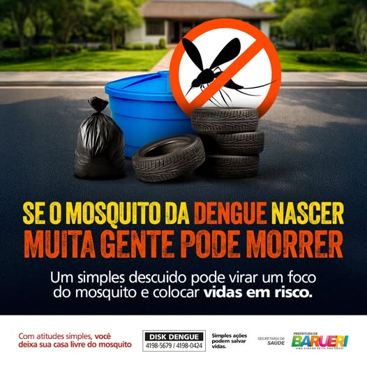 Prefeitura de Barueri intensifica o Combate a Dengue na cidade