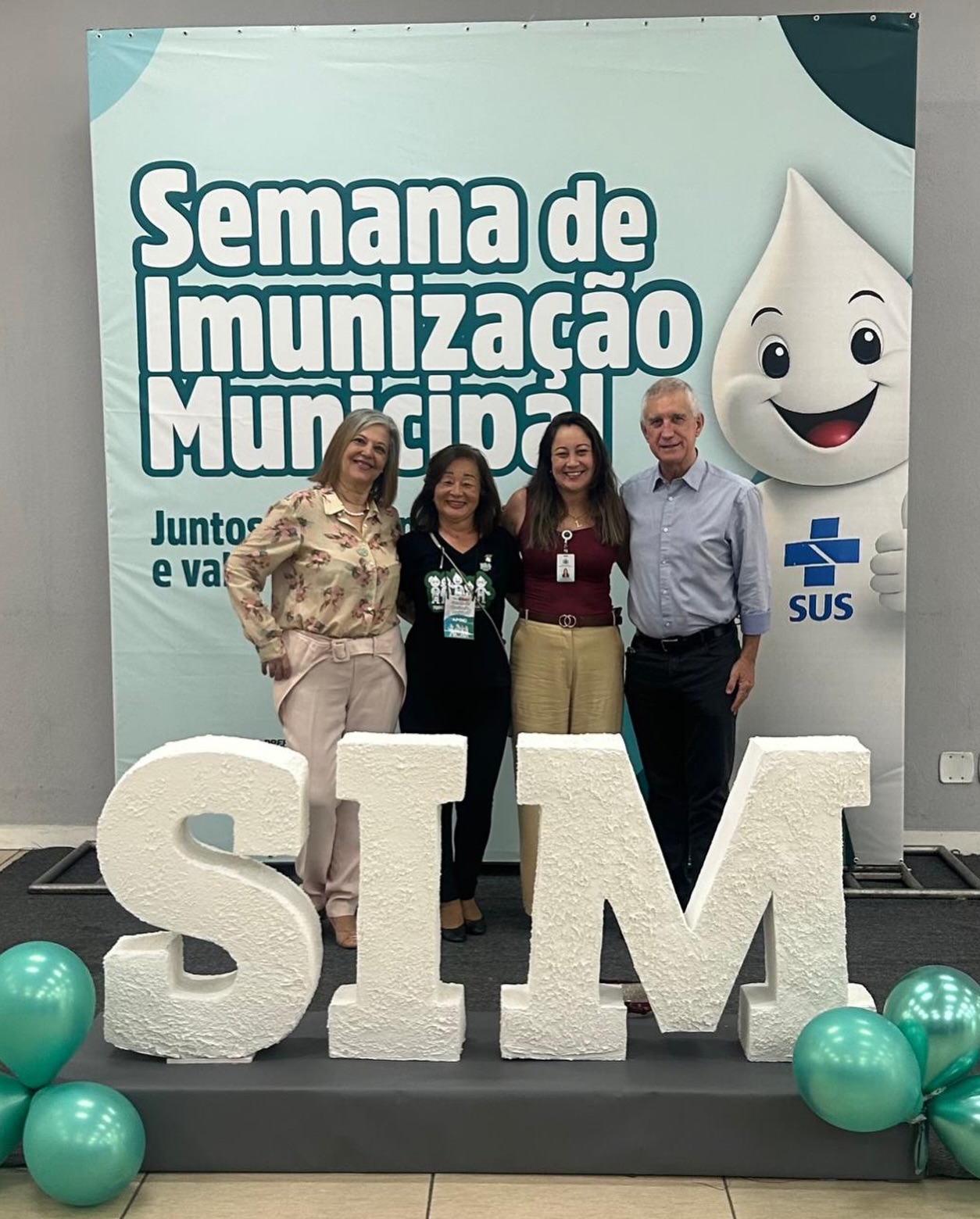 A Secretaria Municipal de Saúde de Vargem Grande Paulista marcou presença no Encontro de Imunização