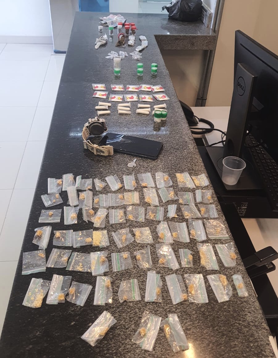 GCM de Mairinque atua com apoio do COI e realiza prisão em flagrante por tráfico de drogas