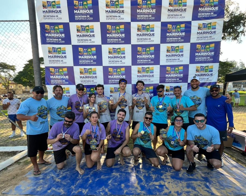 Galácticos, Bangladesh e Vôlei Raiz são os campeões do campeonato de vôlei de areia em Mairinque
