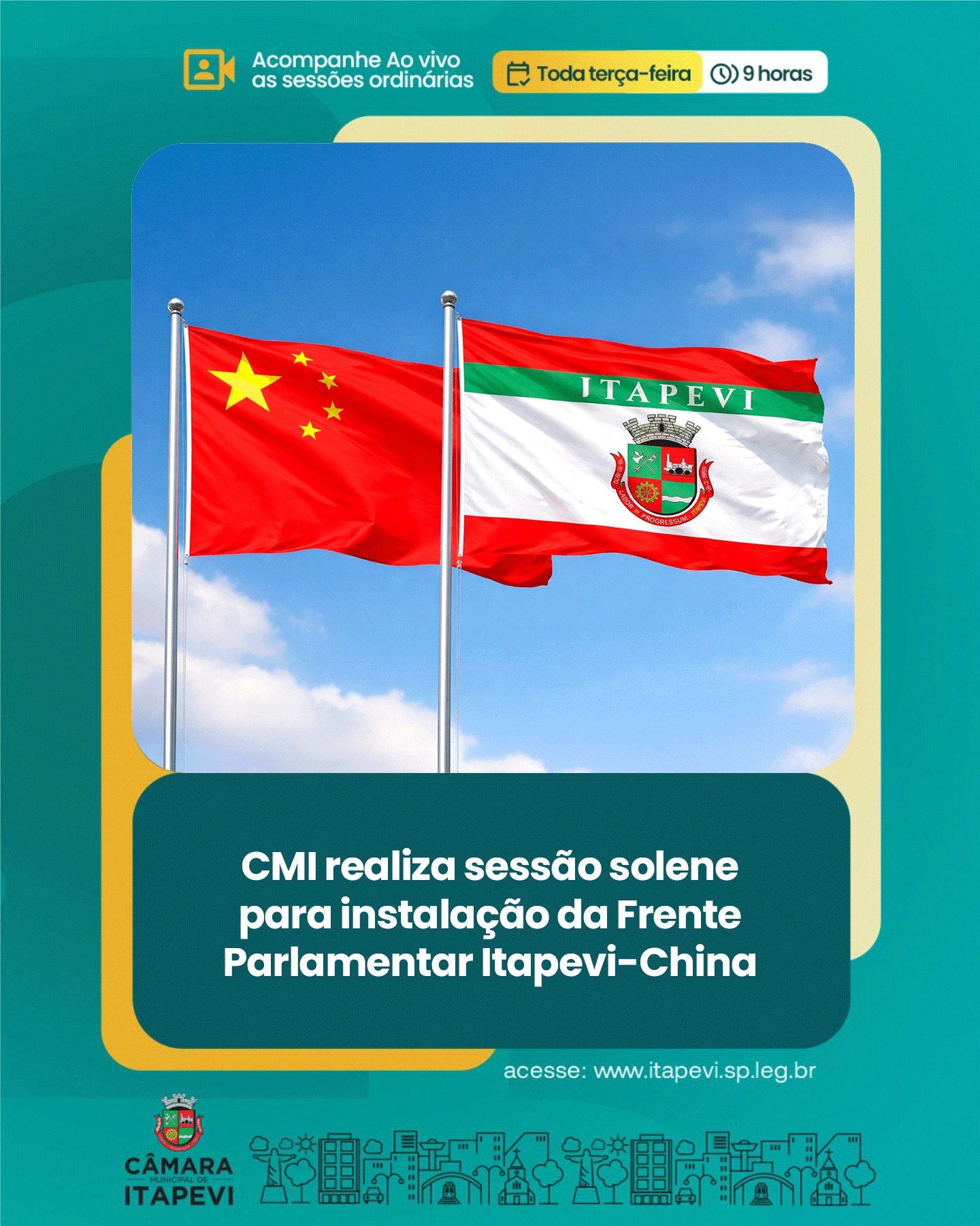CMI realiza sessão solene para instalação da Frente Parlamentar Itapevi-China