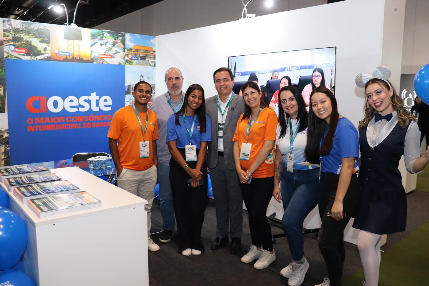 CIOESTE participa com estande no 68º Congresso Estadual de Municípios, realizado entre os dias 6 e 8 de abril, no Complexo do Anhembi, em São Paulo