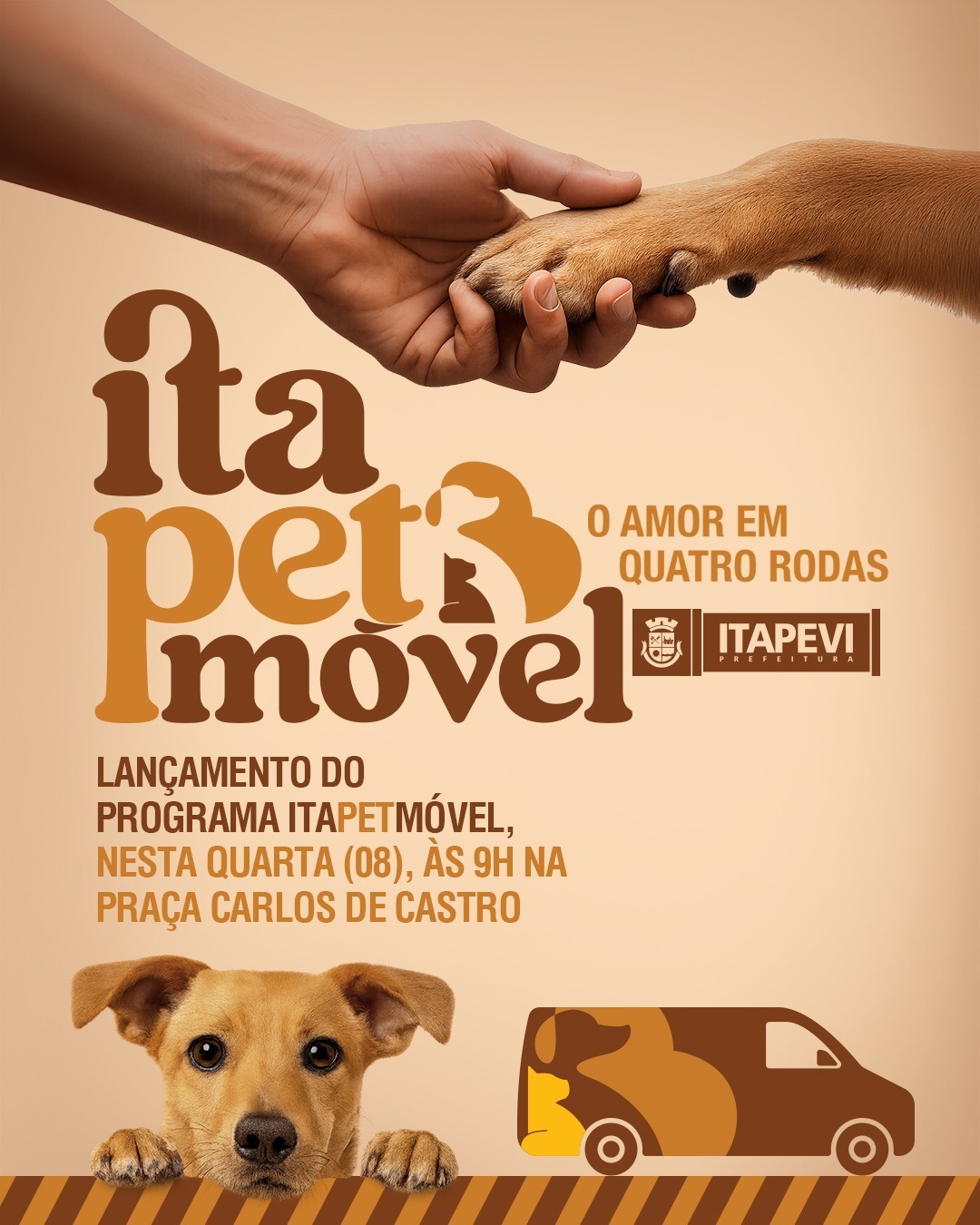 O amor em quatro patas agora vai mais longe
