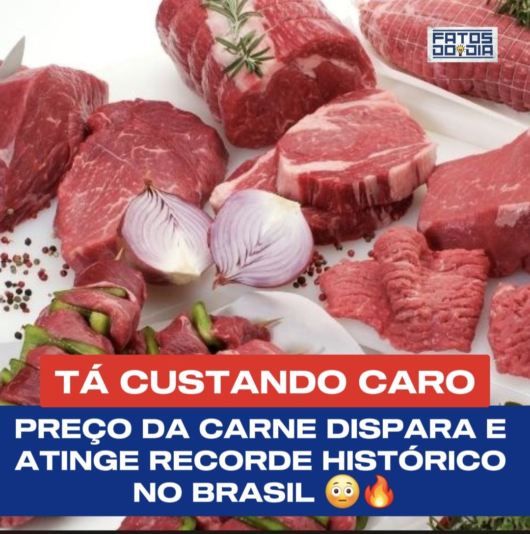 Nos últimos dois anos, o preço da carne bovina no Brasil subiu cerca de 45%, alcançando níveis inéditos em 2026