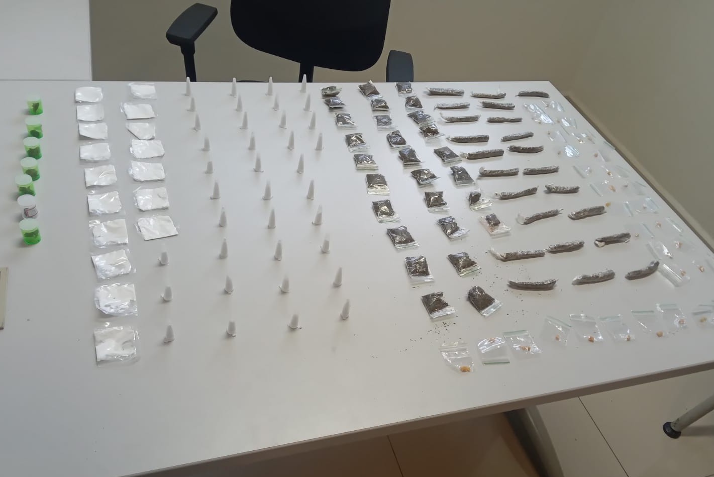 Ação integrada resulta na apreensão de entorpecentes em Mairinque