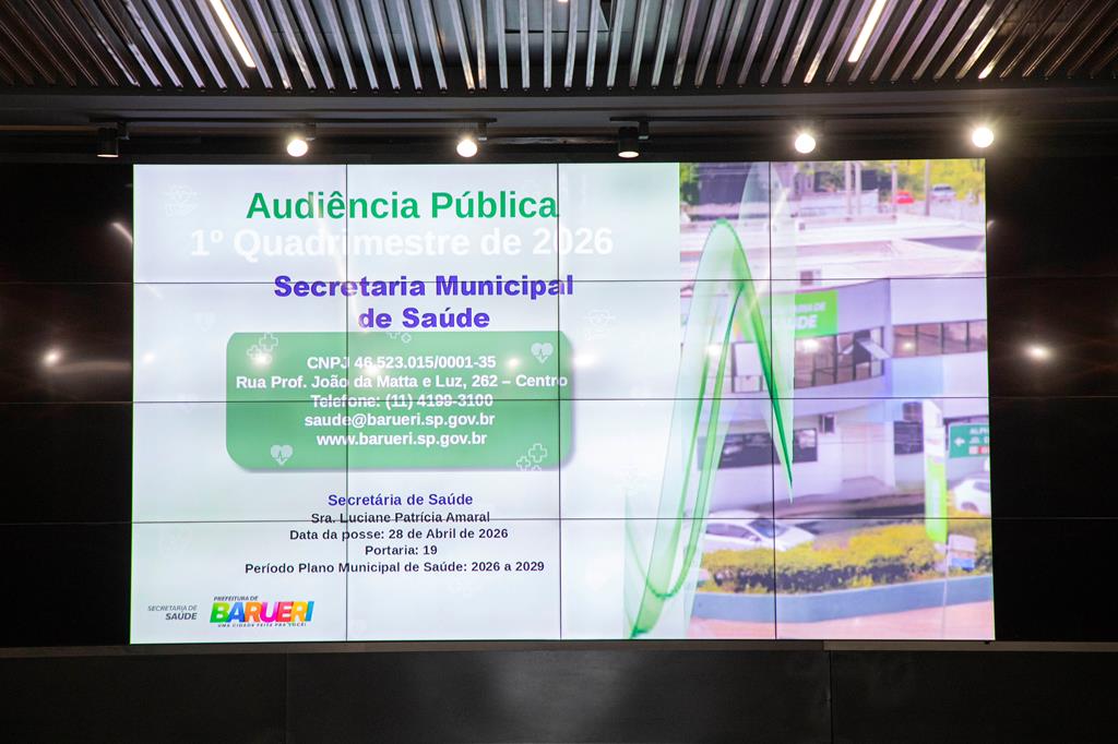 Barueri destina 20,8% do orçamento à saúde e alerta para faltas em exames e consultas