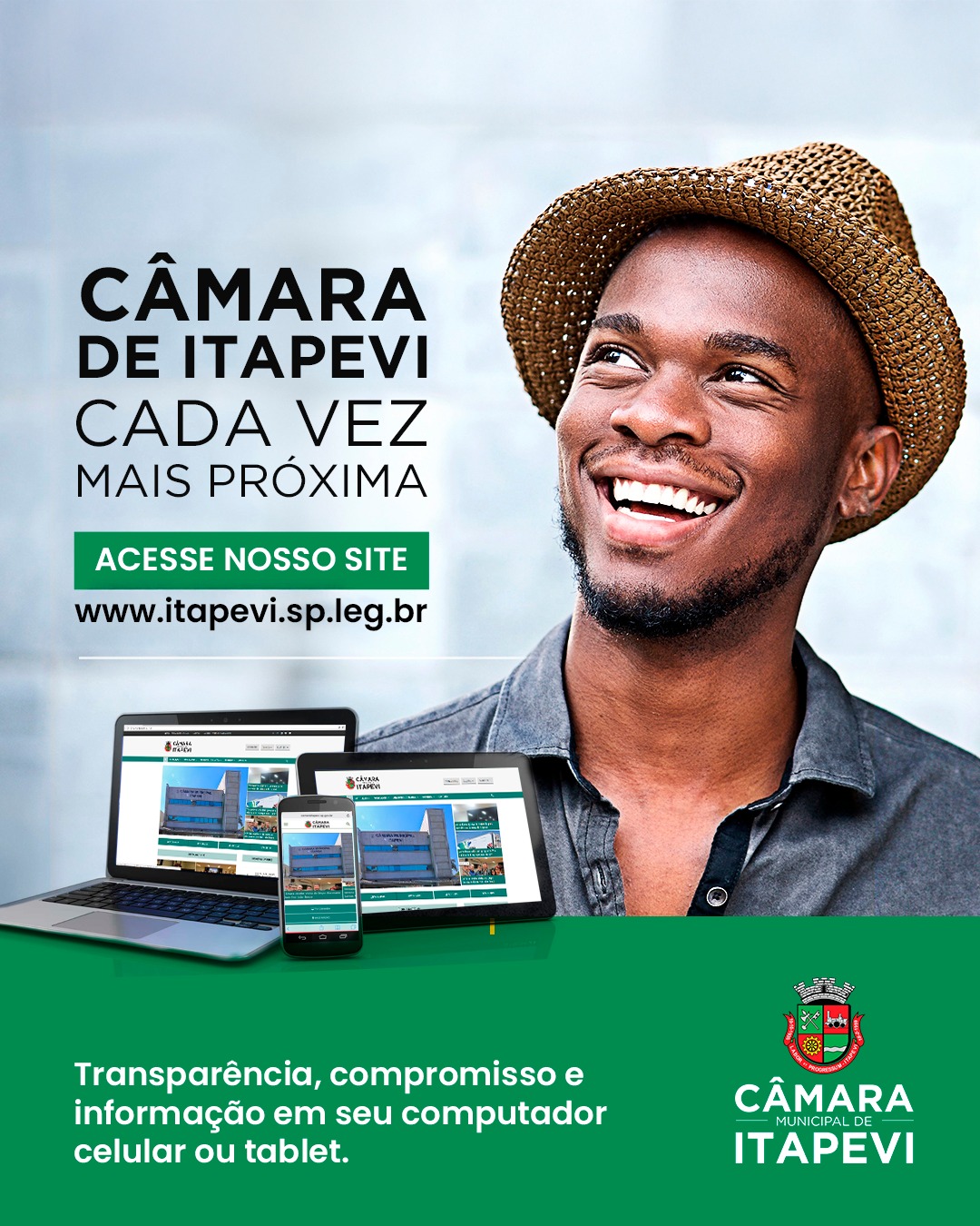 O site da Câmara Municipal de Itapevi é uma importante ferramenta de comunicação, transparência e participação cidadã