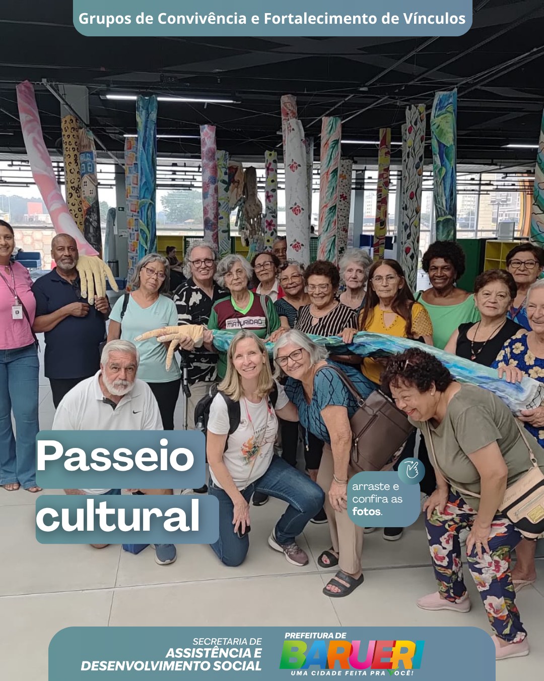 PASSEIO CULTURAL COM A MELHOR IDADE É DESTAQUE EM BARUERI