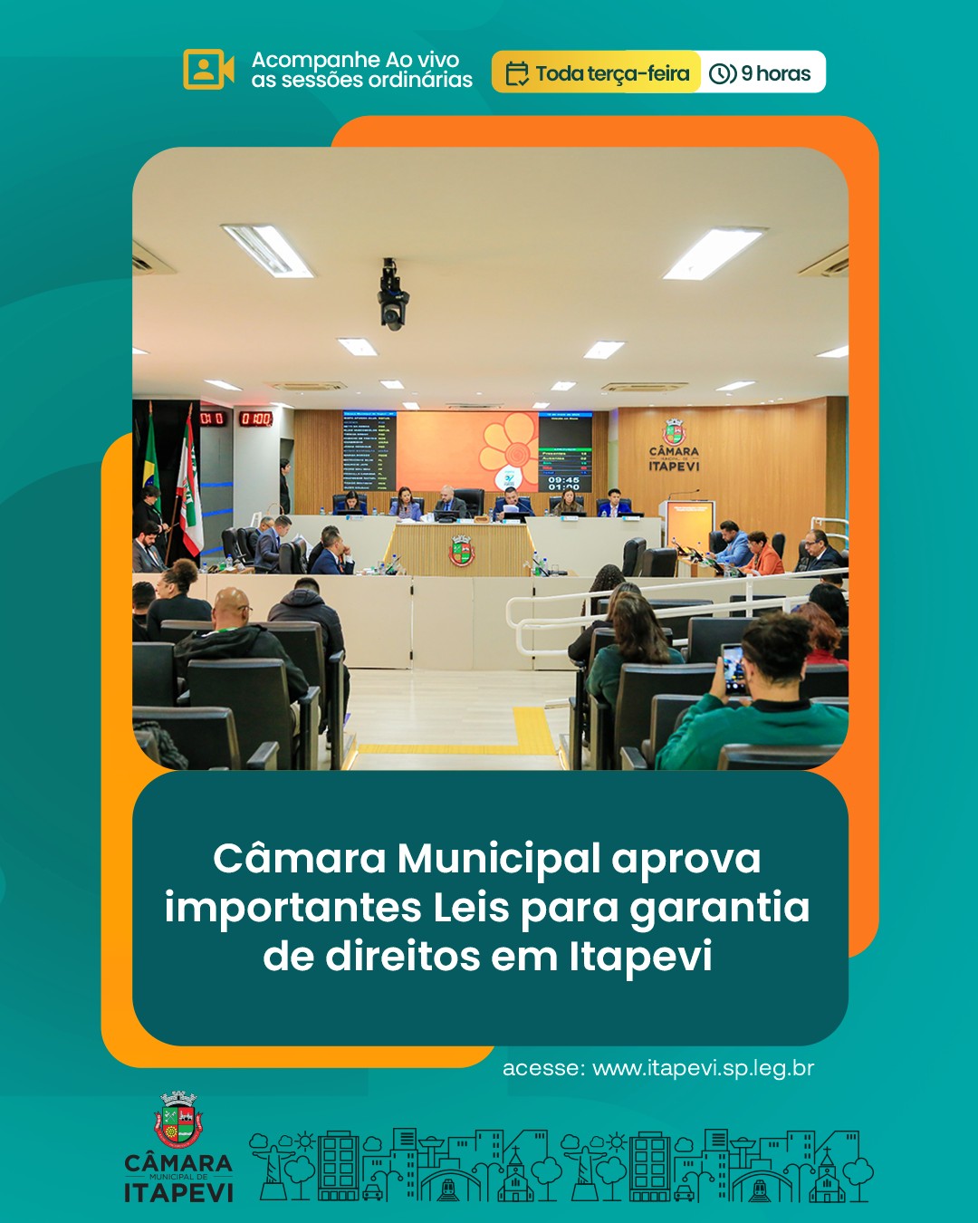Câmara Municipal aprova importantes Leis para garantia de direitos em Itapevi