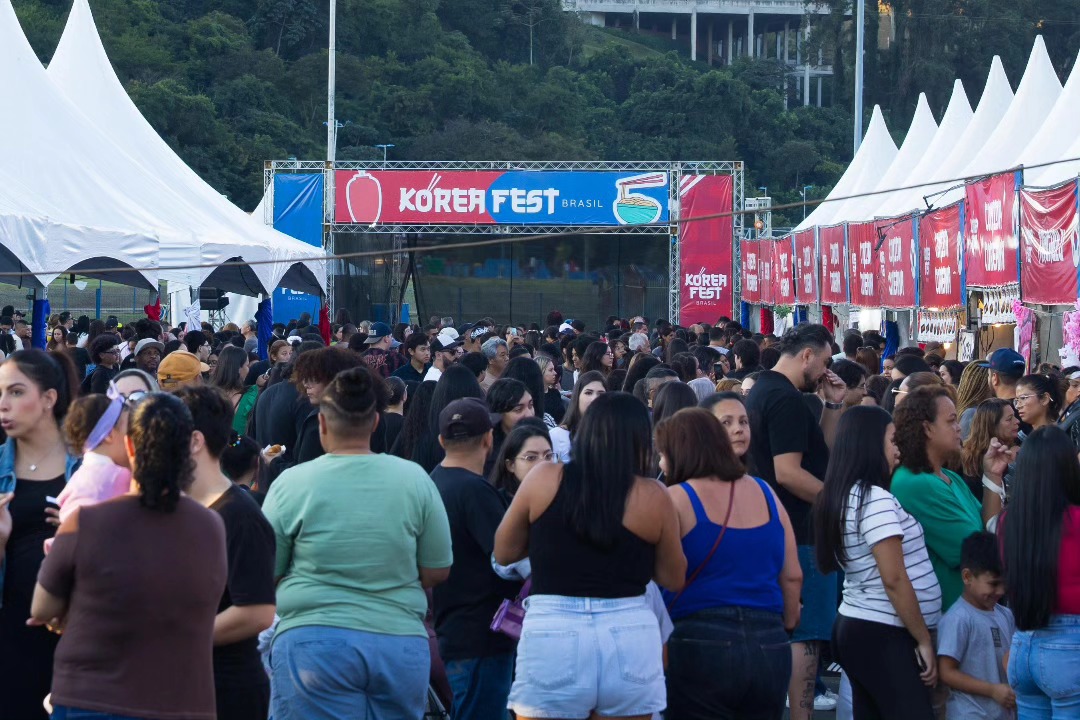 O Korea Fest Brasil Itapevi segue movimentando o Parque da Cidade neste domingo (17)