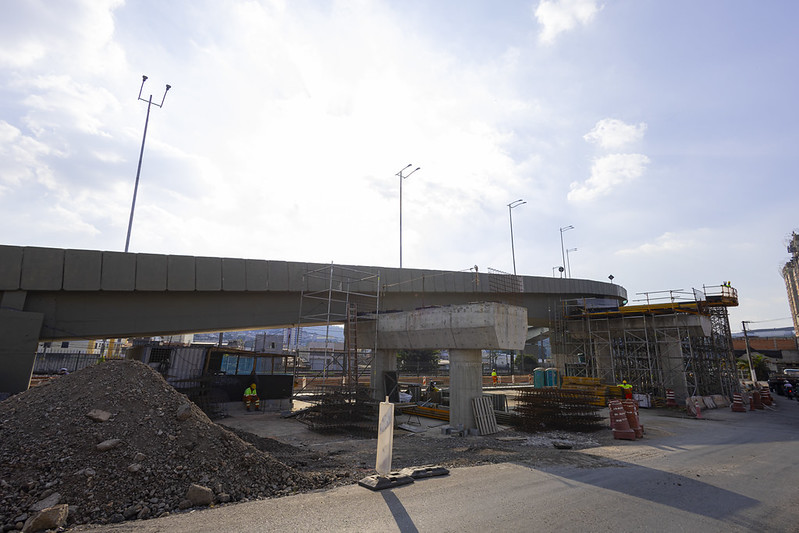 Segundo viaduto atinge mais de 80% de execução