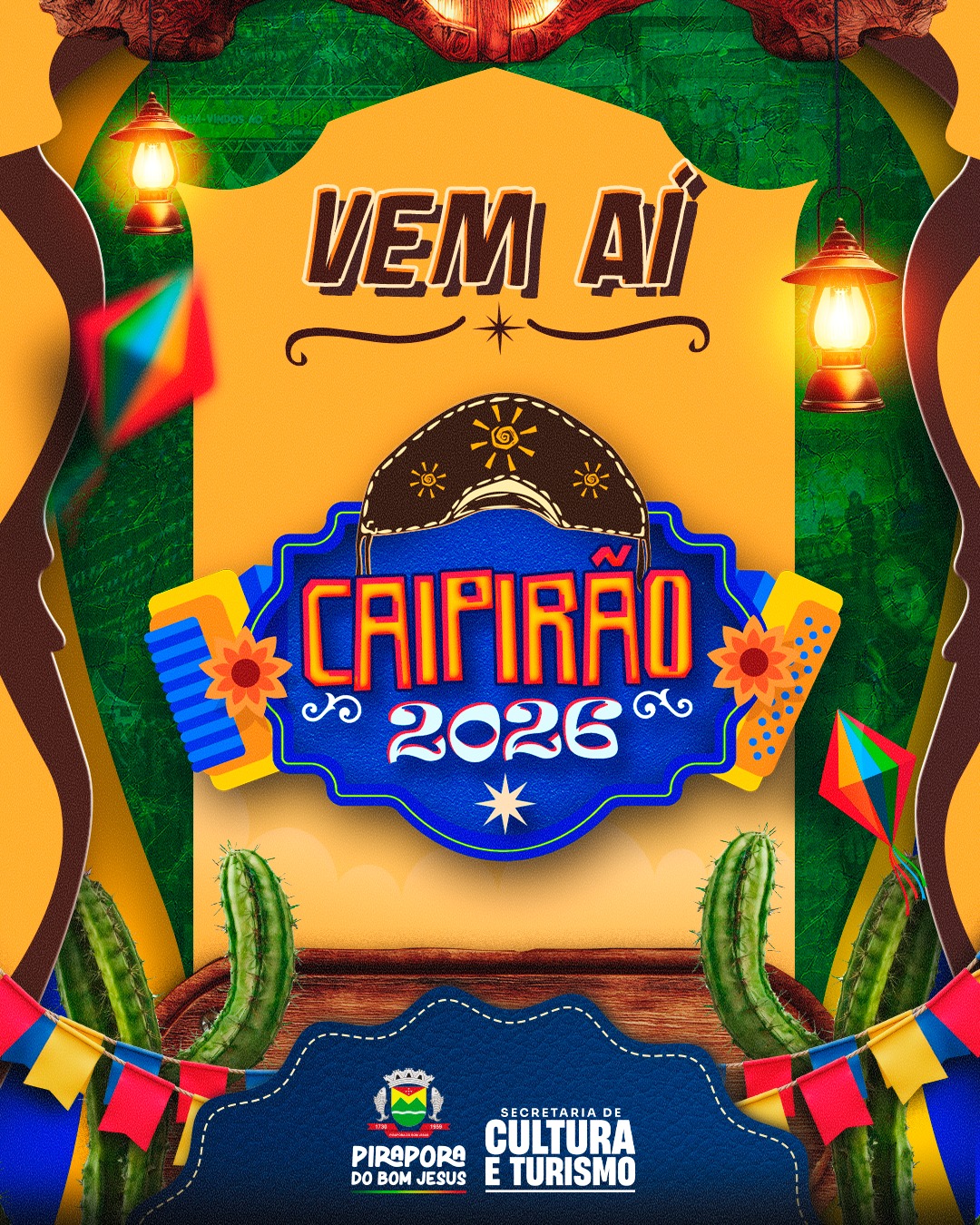 Pode preparar o chapéu, a camisa xadrez e a animação porque vem aí o tradicional Caipirão de Pirapora