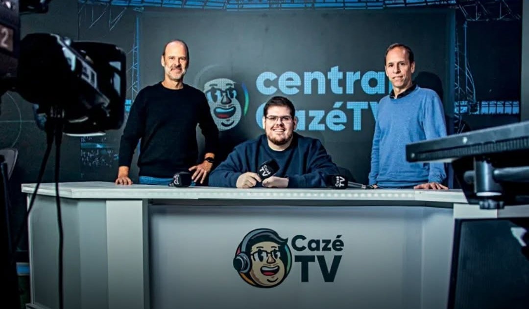 Cazé TV mostra o crescimento do Streaming entrando na briga da audiência com a TV Globo