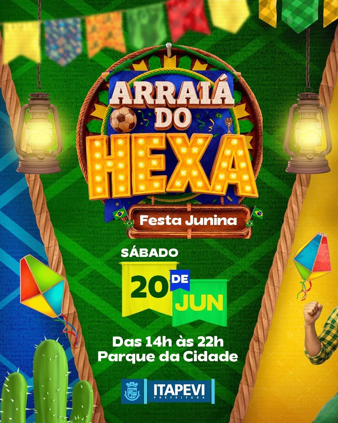 Itapevi realiza “Arraiá do Hexa” com festa junina e shows no Parque da cidade