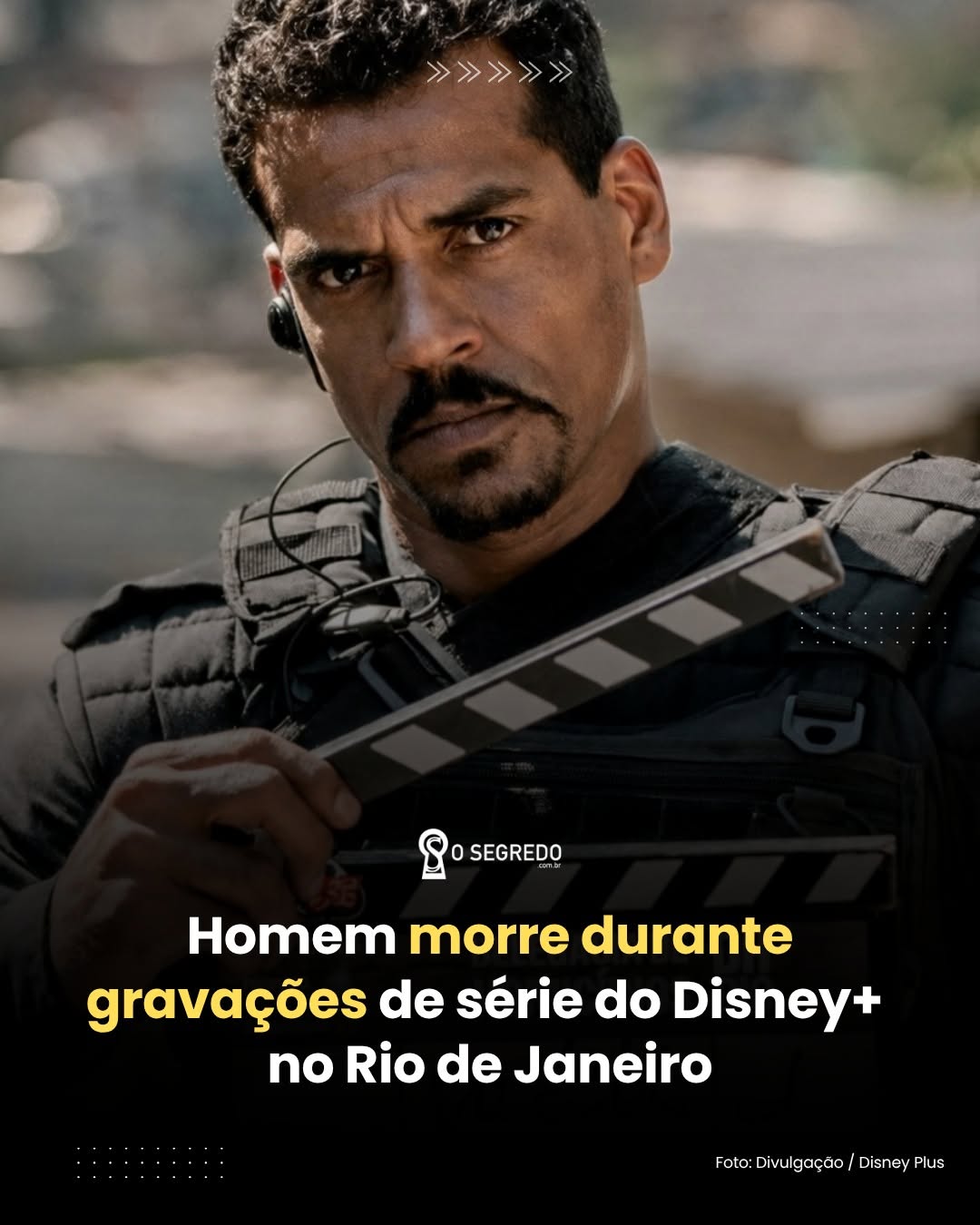 Um homem morreu após sofrer um acidente durante as gravações da série Delegacia de Homicídios