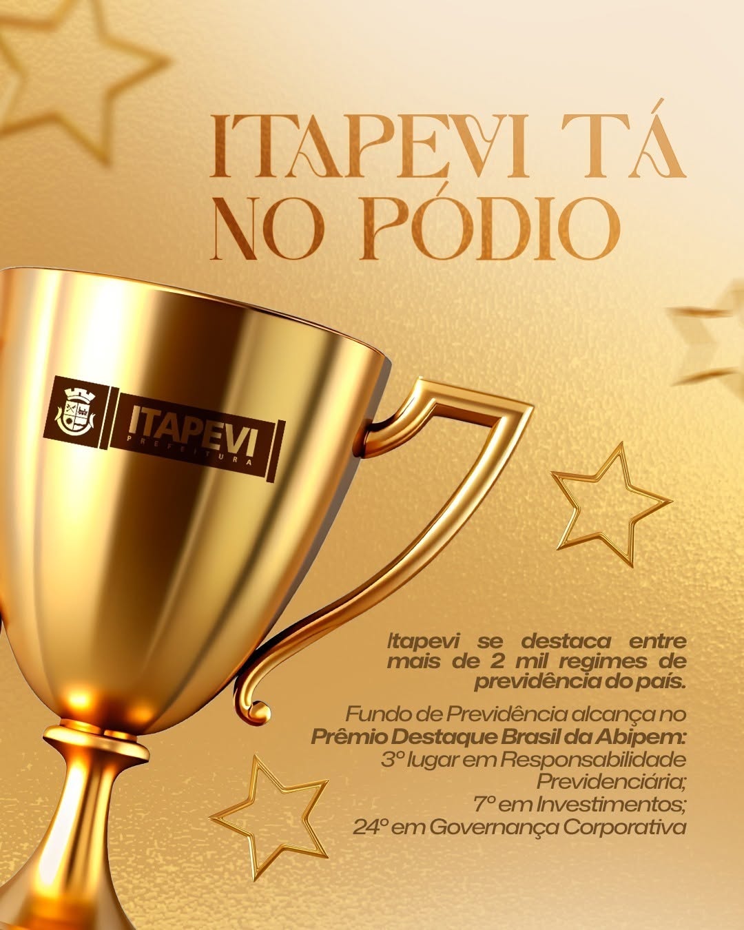 ItapeviPrev conquista pódio inédito em evento nacional