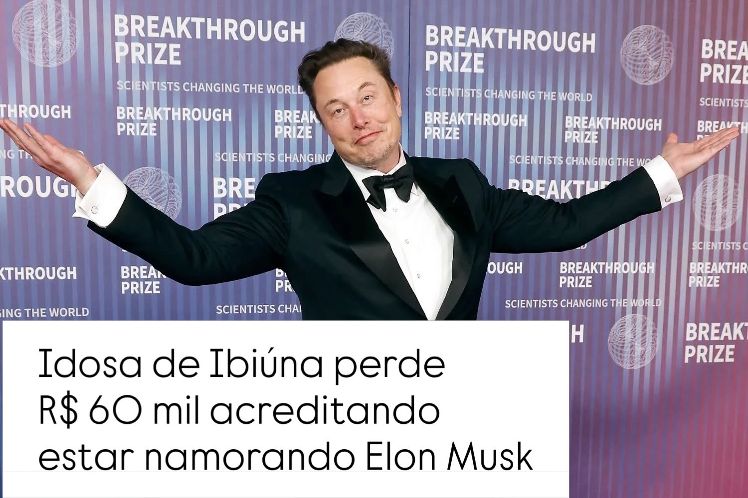 Idosa de 82 anos, moradora de Ibiúna, perdeu R$60 mil acreditando estar em um relacionamento com o trilionário Elon Musk