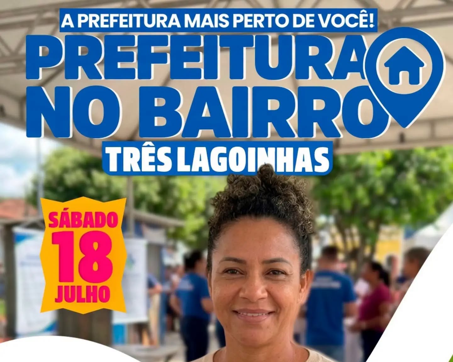 O Prefeitura no Bairro está chegando ao Jardim Três Lagoinhas