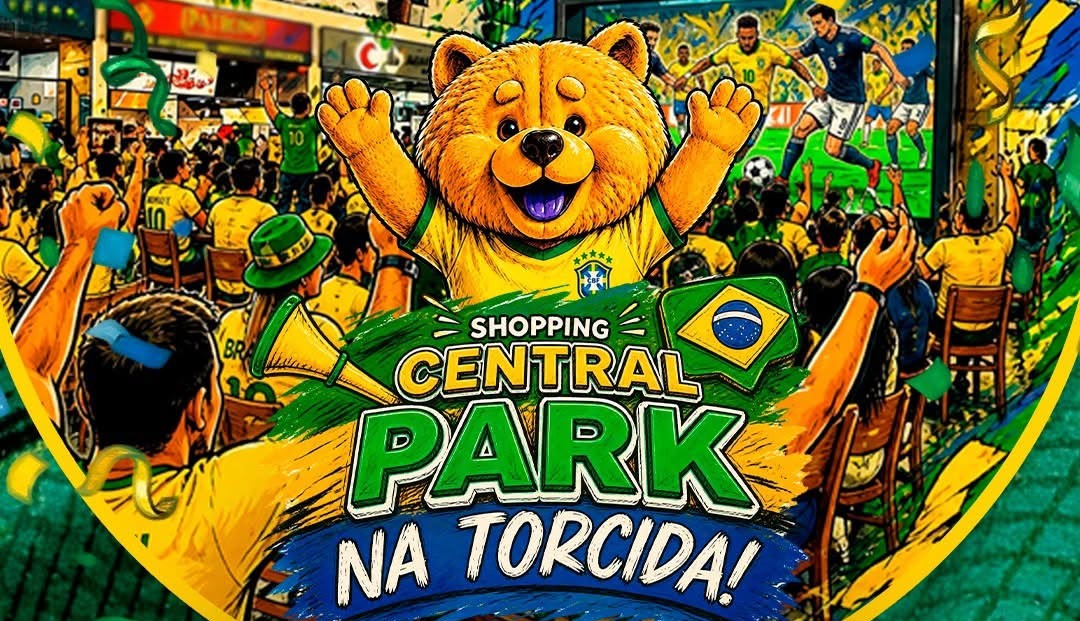 Shopping tem telão de transmissão dos jogos da Copa em Vargem Grande Paulista