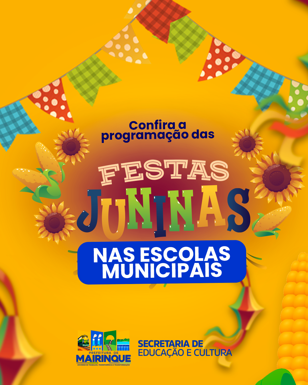 Rede Municipal de Ensino realiza programação especial de Festas Juninas