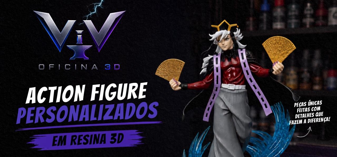 ViV Oficina 3D transforma ideias em peças exclusivas e personalizadas em resina