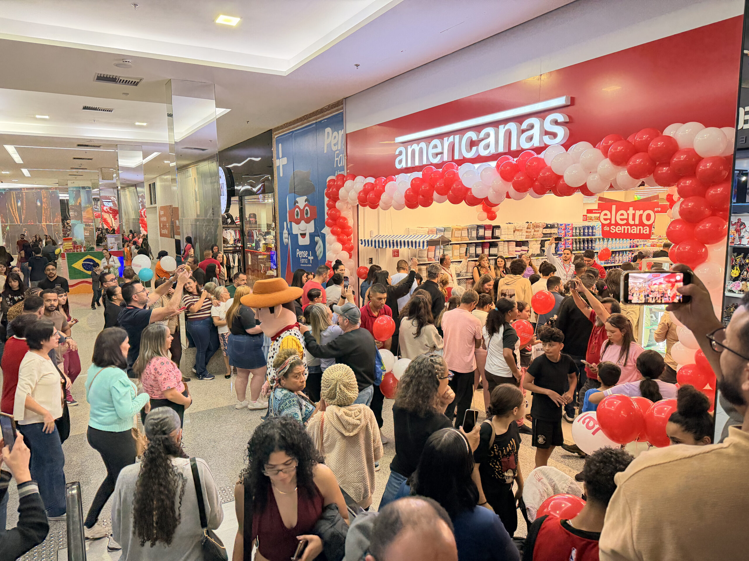 Inauguração das Americanas marca nova etapa do Shopping Central Park 
