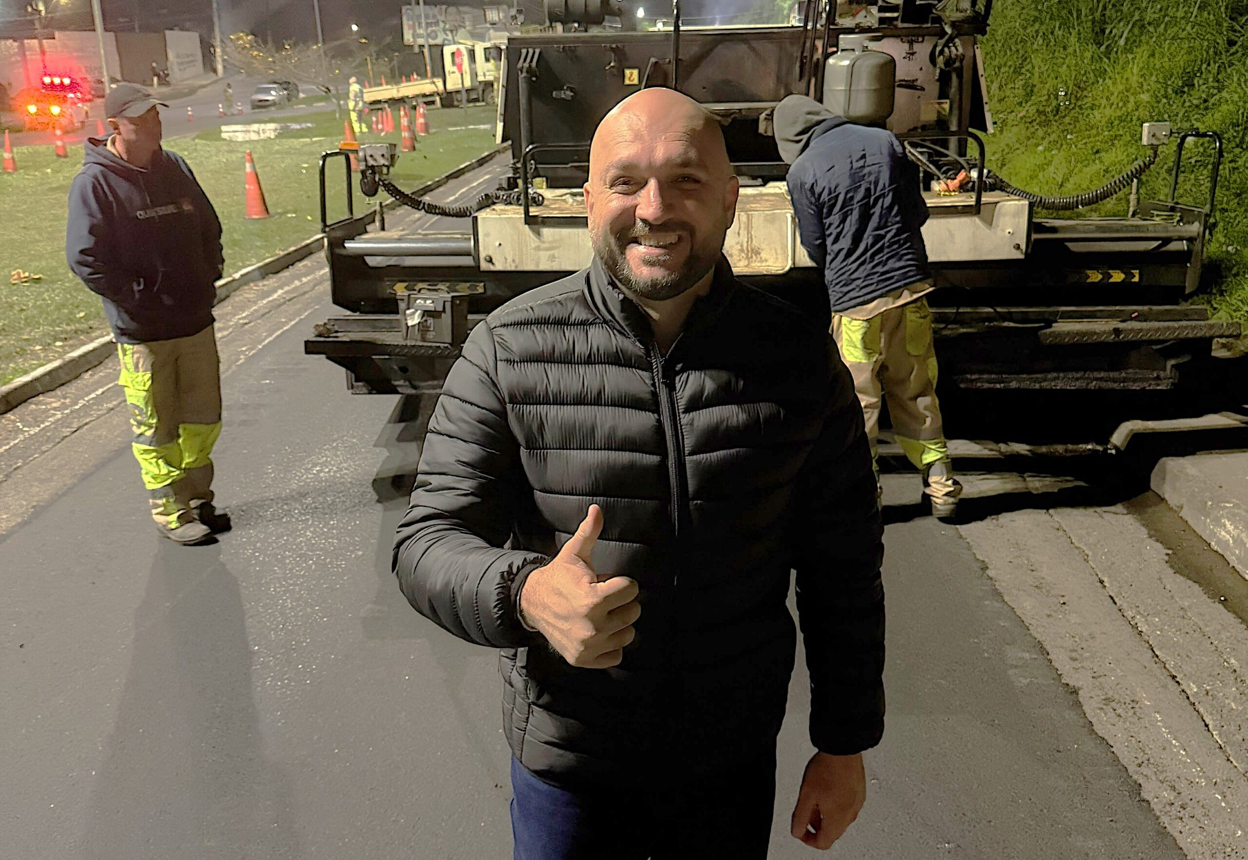 Rafael pede e Estado faz obras de recapeamento na Rodovia Renê Benedito da Silva
