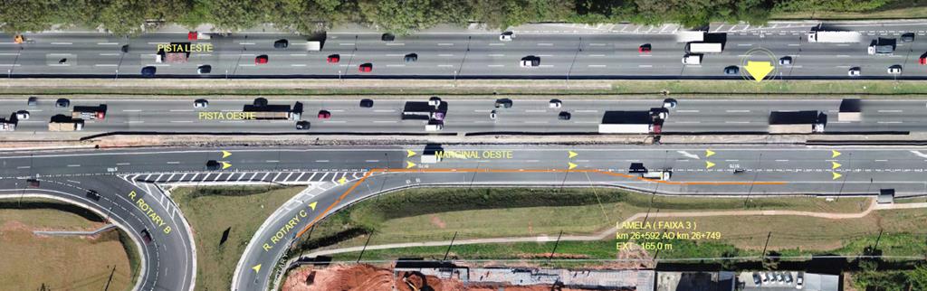 Obras de concretagem na saída para a Rodovia Castello Branco começam neste domingo (30)