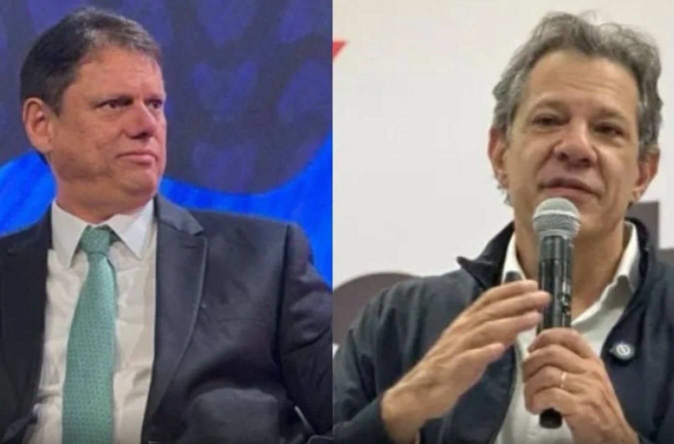 O governador Tarcísio de Freitas lidera a disputa pelo governo de São Paulo com 50,6% das intenções de voto no primeiro turno