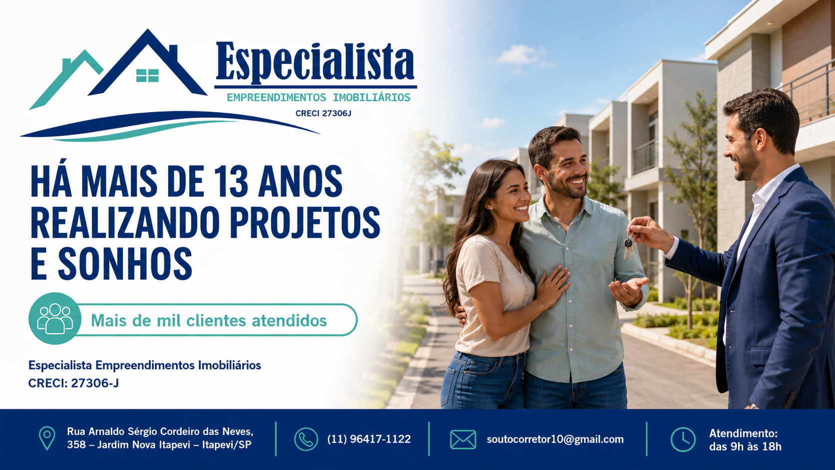 Especialista Empreendimentos Imobiliários consolida trajetória de sucesso em Itapevi