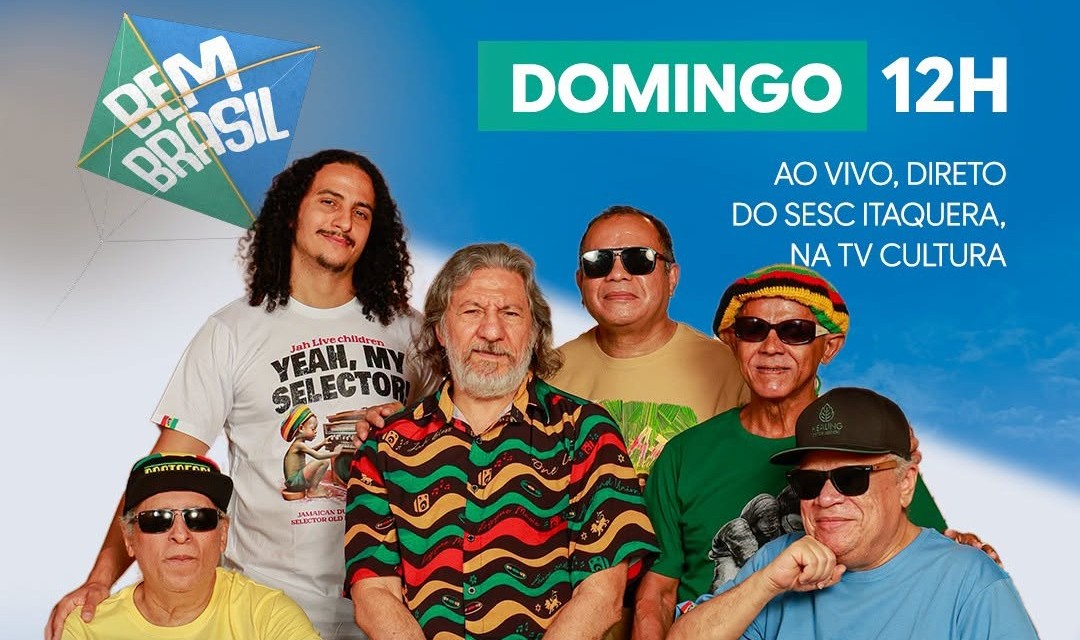 Neste domingo (6), ao meio-dia, a Tribo de Jah desembarca no Bem Brasil para uma apresentação especial