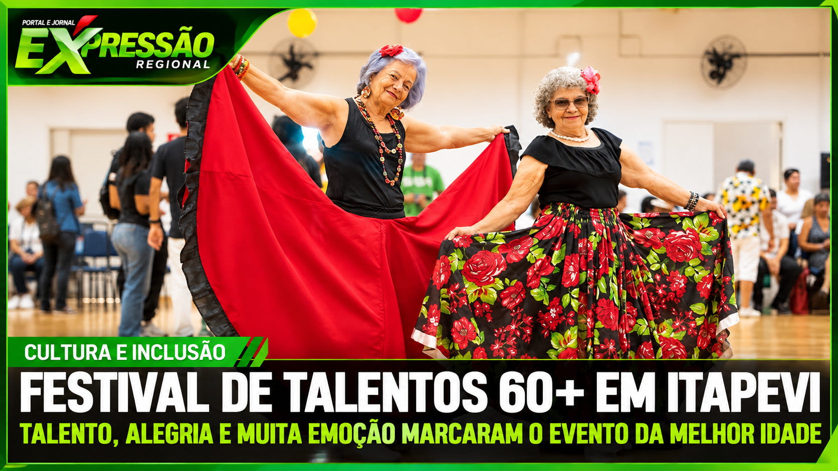 Festival de Talentos 60+ emociona Itapevi e destaca a importância da valorização da melhor idade