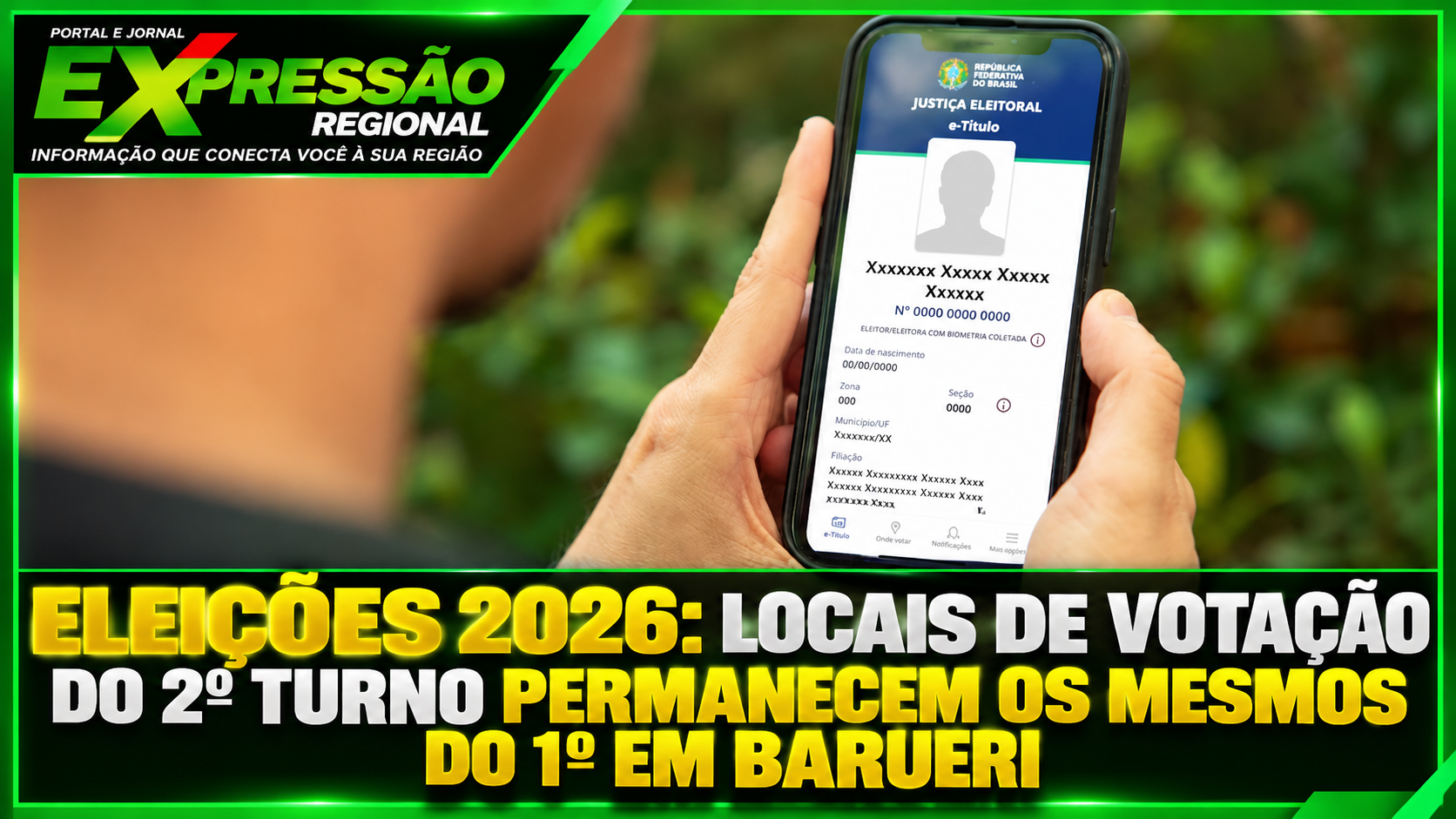 Eleições 2026: locais de votação do 2º turno permanecem os mesmos do 1º em Barueri