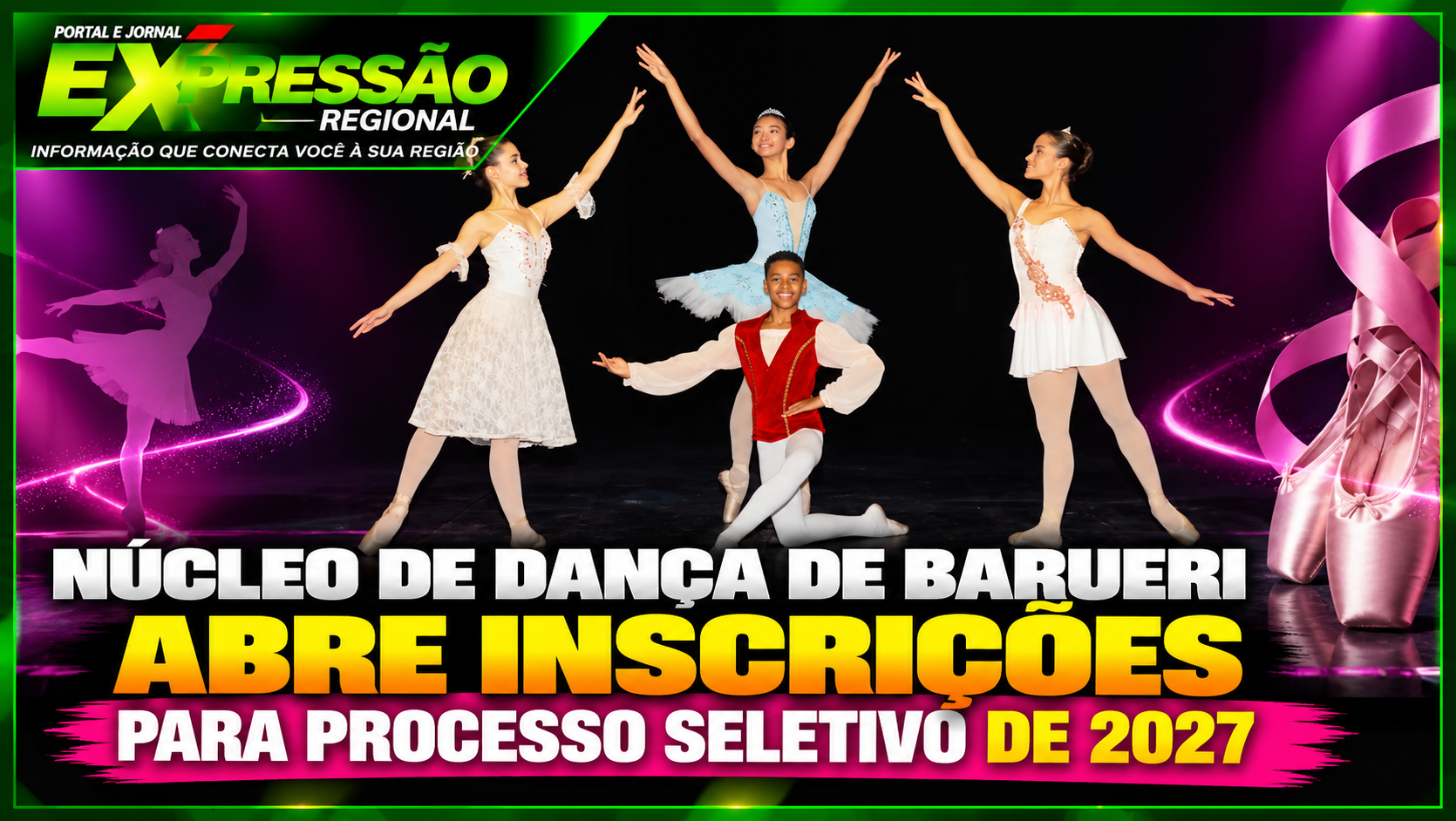Núcleo de Dança de Barueri abre inscrições para processo seletivo de 2027