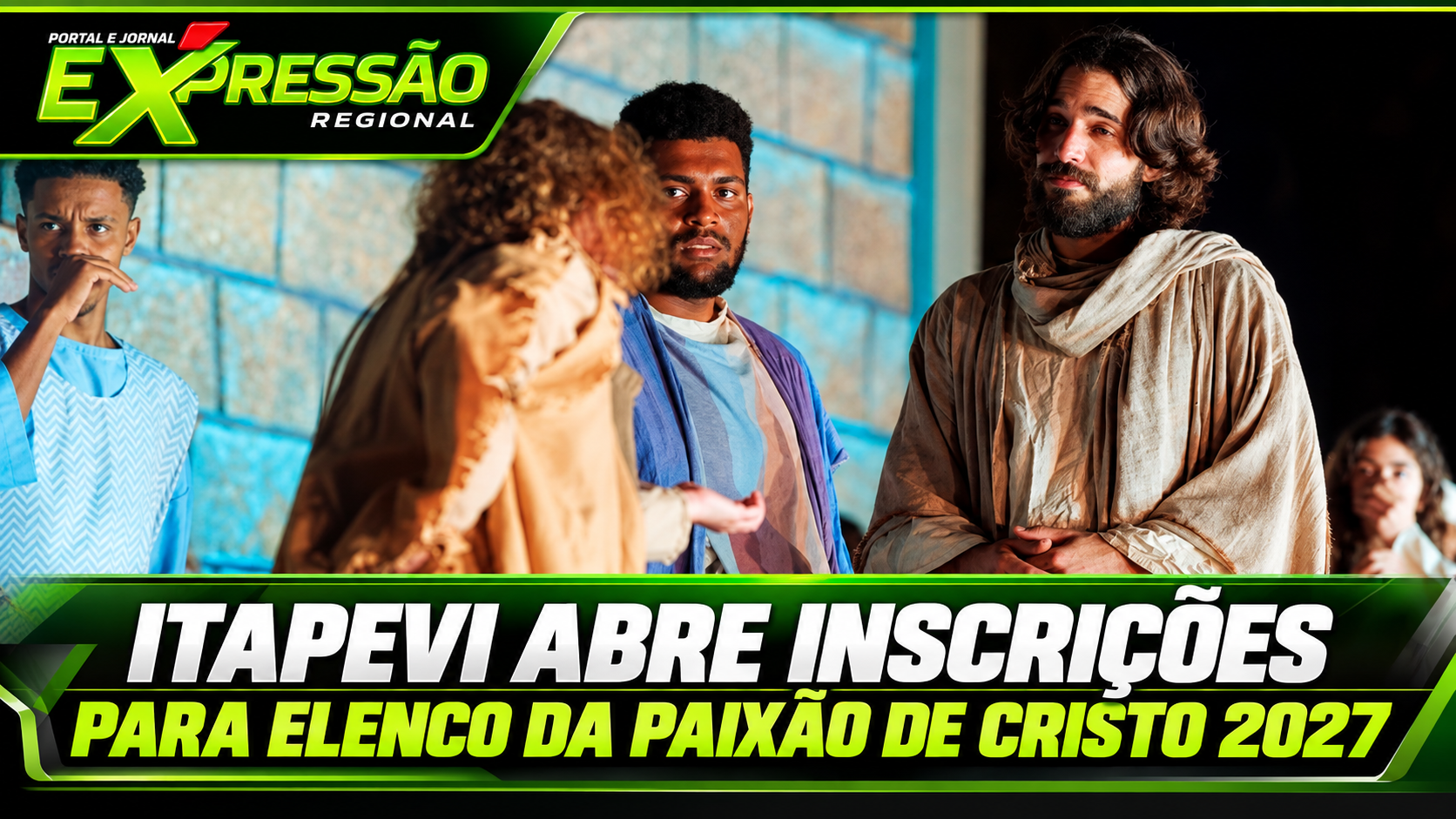 Itapevi abre inscrições para elenco da Paixão de Cristo 2027