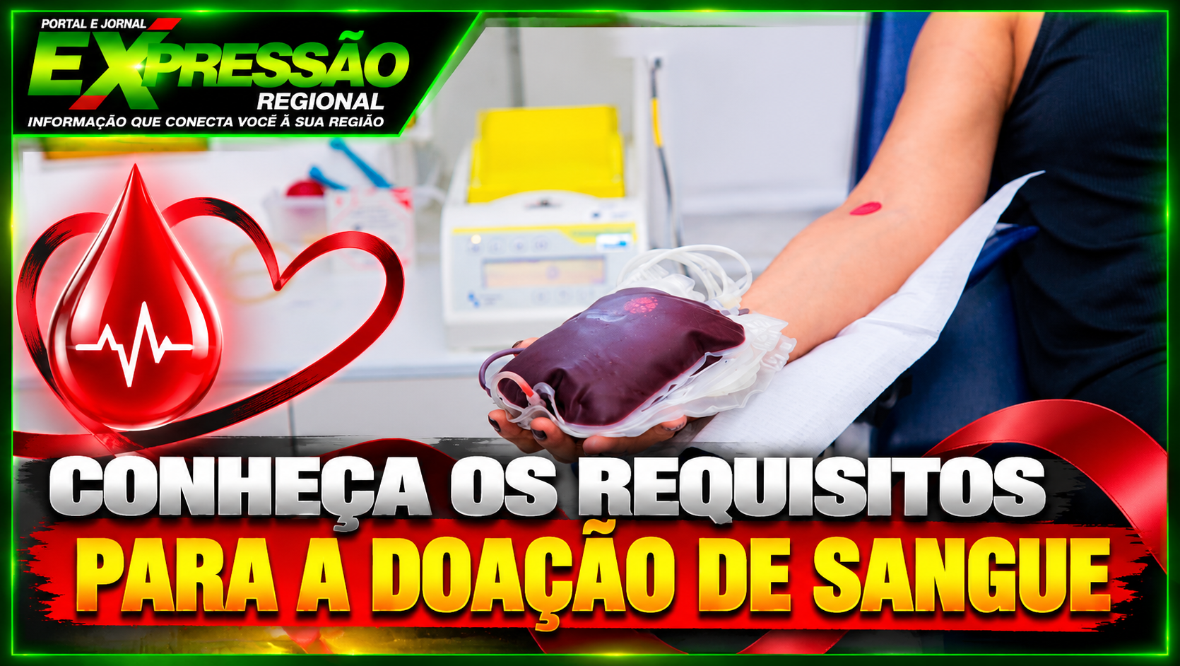 Conheça os requisitos para a doação de sangue