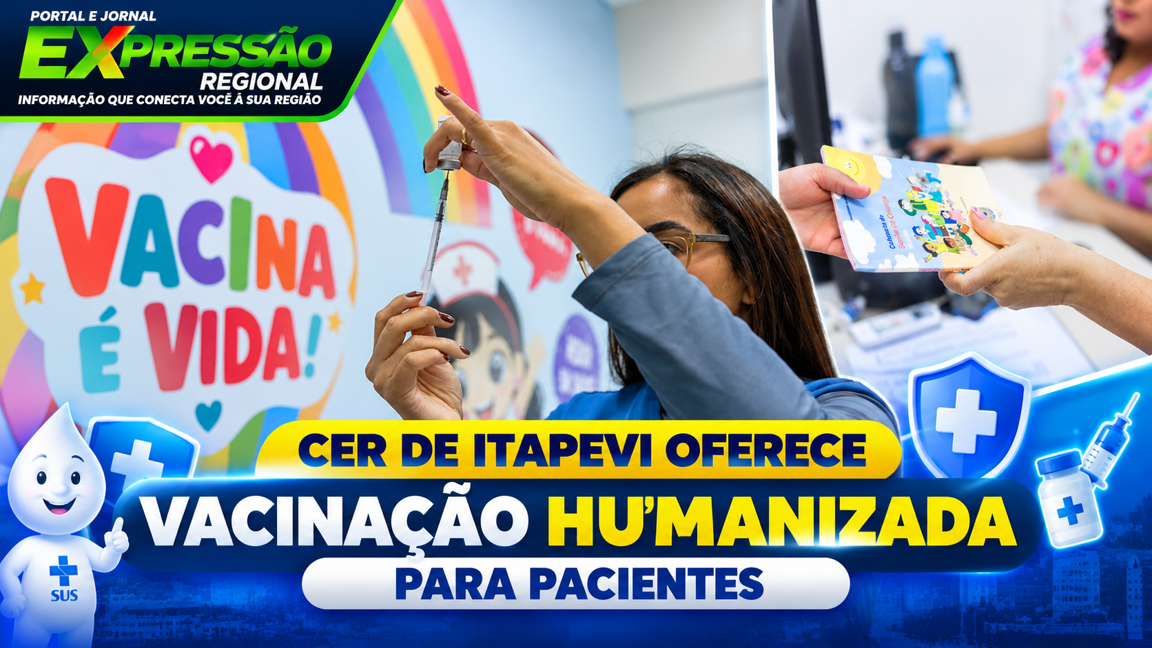 CER de Itapevi oferece vacinação humanizada para pacientes