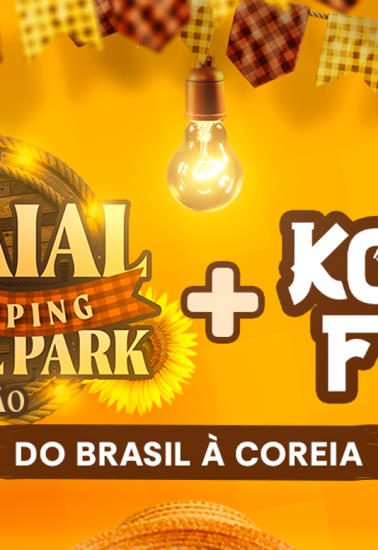 Arraial e Korea Fest agitam final de semana no Shopping Central Park
