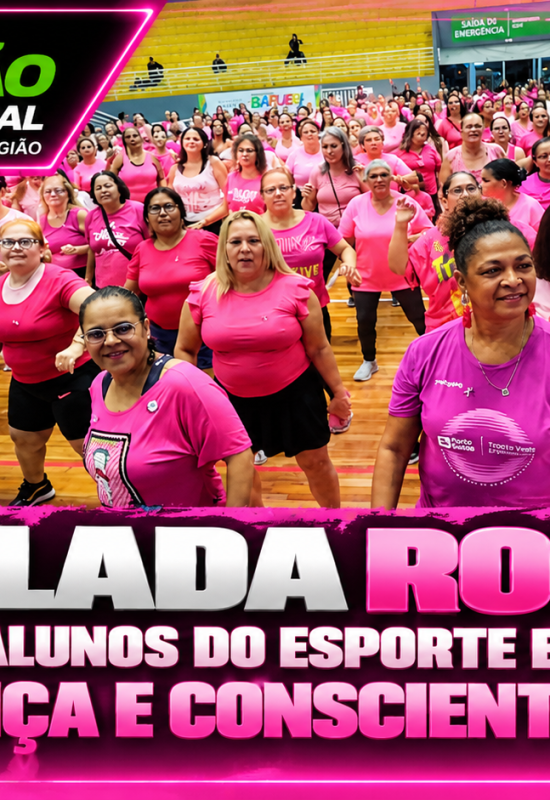 Balada Rosa reúne alunos do Esporte em noite de dança e conscientização