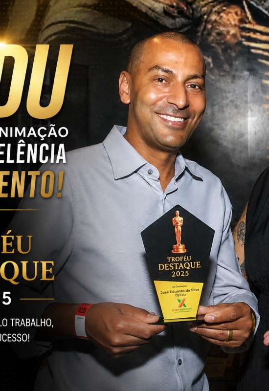 DJ Edu é referência em animação de eventos e celebra conquista do Troféu Destaque 2025
