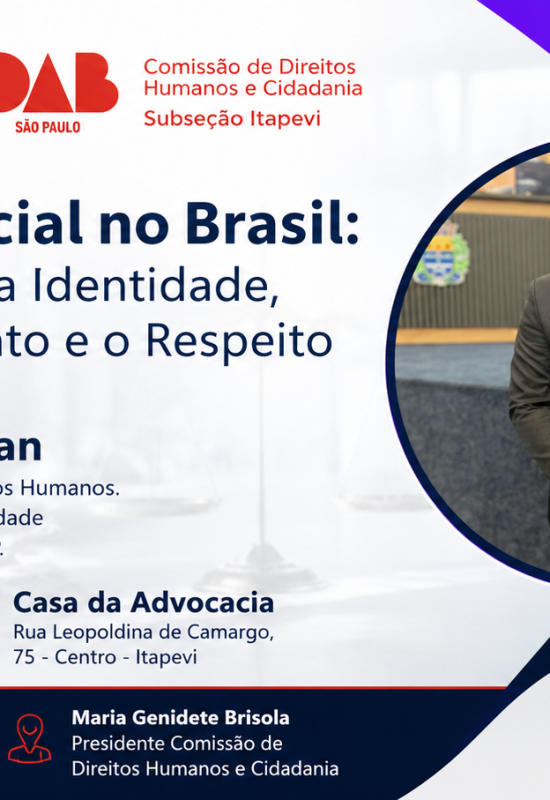 OAB Itapevi promove palestra sobre Nome Social, Identidade e Respeito no Brasil