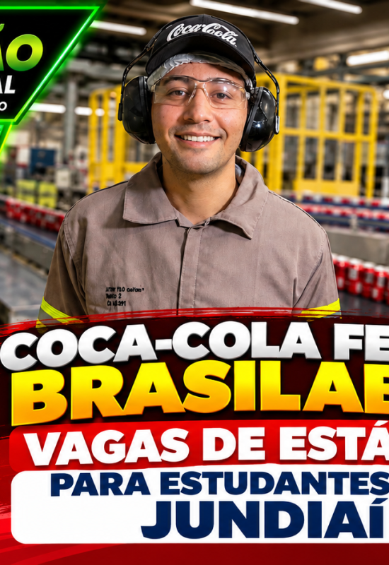 Coca-Cola FEMSA Brasil abre vagas de estágio para estudantes em Jundiaí