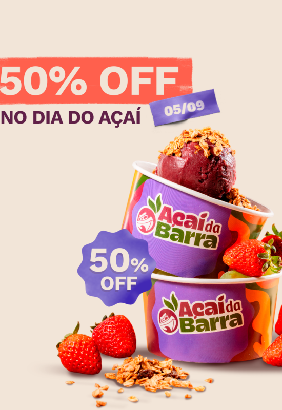 Açaí da Barra celebra o Dia do Açaí com promoção especial