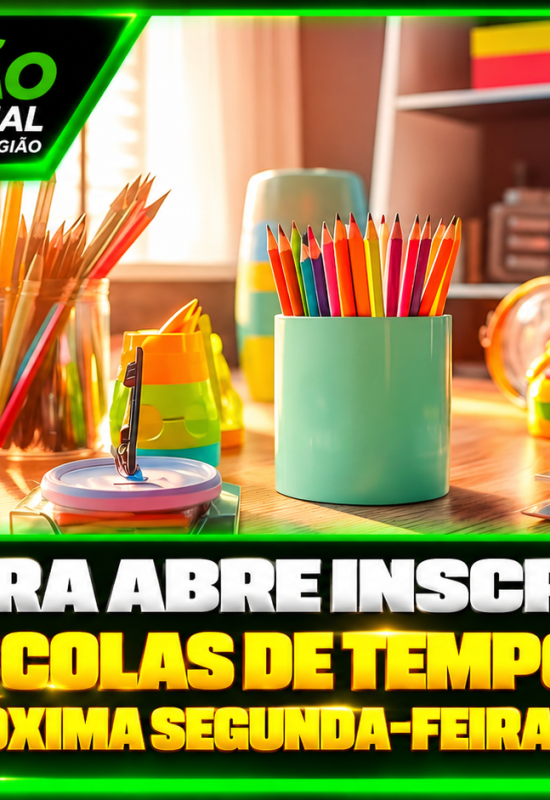 Jandira abre inscrições para as escolas de tempo integral a partir da próxima segunda-feira, 26 de outubro