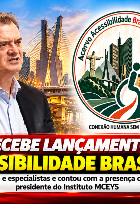 São Paulo recebe lançamento de projeto internacional de acessibilidade com participação de Manoel Henry Moreira