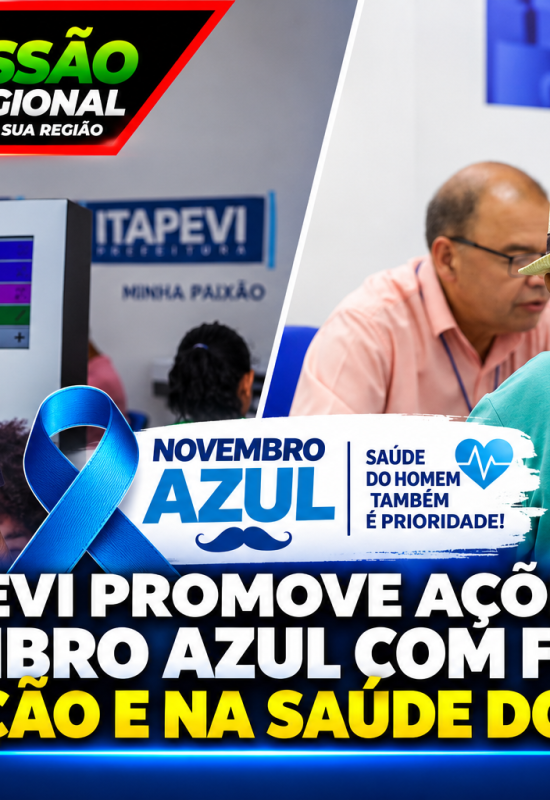 Itapevi promove ações do Novembro Azul com foco na prevenção e na saúde do homem