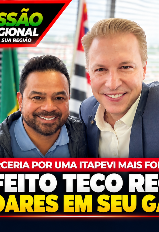 Prefeito Teco recebe Igor Soares em seu gabinete e reforça parceria para o desenvolvimento de Itapevi