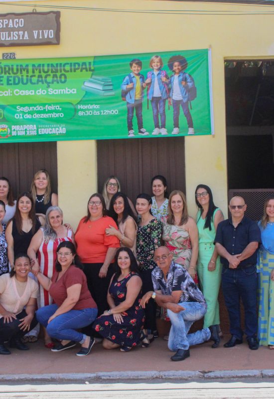 FÓRUM MUNICIPAL DE EDUCAÇÃO EM PIRAPORA DO BOM JESUS DESTACA ENSINO INTEGRAL PARA 2026